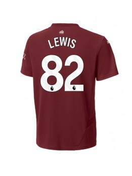 Manchester City Rico Lewis #82 Ausweichtrikot 2024-25 Kurzarm